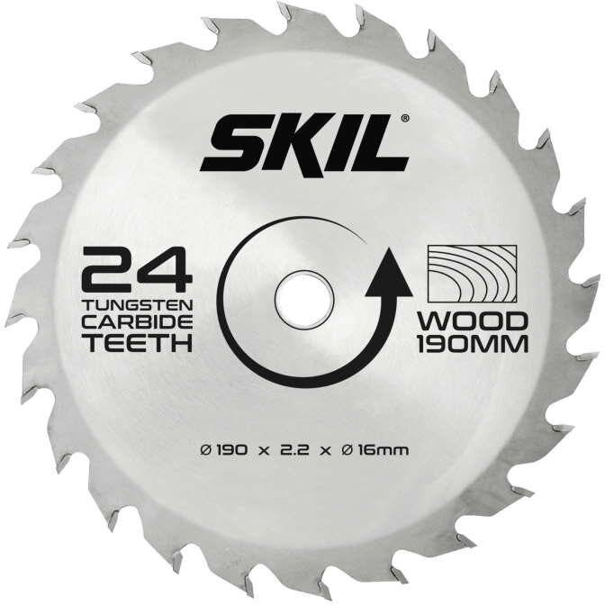 Skil Panza pentru circular SKIL, 24 dinti de carbura, 190x2.2x16mm