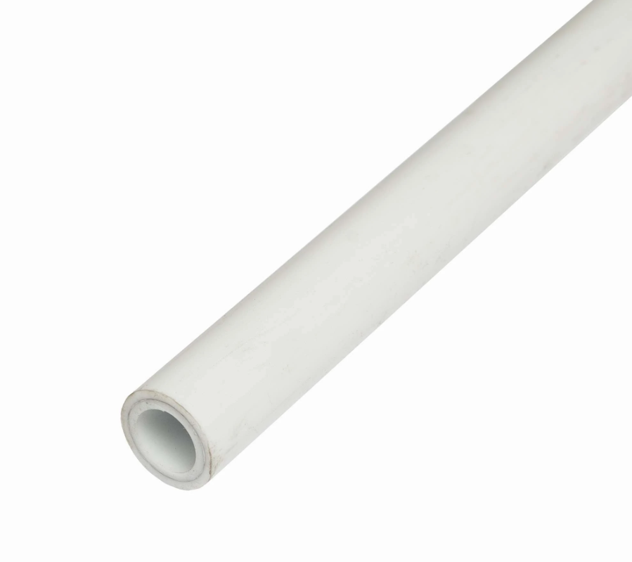 Teava PPR 25 mm, cu insertie din aluminiu, 25 bar, alb, 4 ml/buc