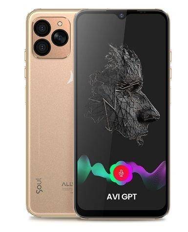 Telefon Mobil Allview Soul X10, Procesor Helio P22, TFT IPS Capacitive touchscreen 6.52inch, 6GB RAM, 128GB Flash, Camera Tripla 48 + 2 + VGA MP, 4G, Wi-Fi, Dual SIM, Android (Auriu)