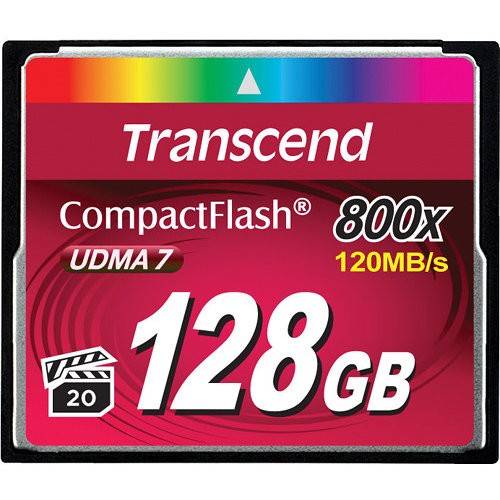 Transcend 128GB Compact Flash 800x