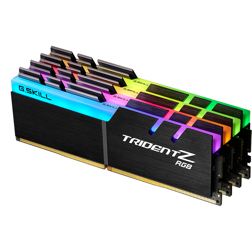 Trident Z RGB DDR4-3600MHz CL16-19-19-39 1.35V 64GB (4x16GB)