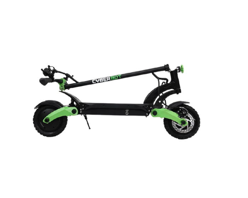 Trotineta electrica SPEEDXMAN Cyberbot, Viteza 53 Km/h, Autonomie 45-70Km, Motor 2 x 500W, Frane mecanice pe disc, Roti 8.5inch, baterie 48V/19.2Ah (Negru)