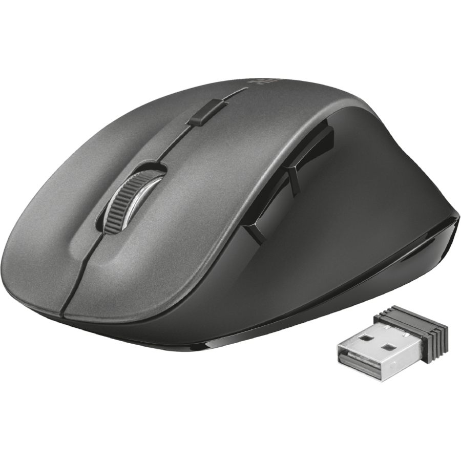 Trust Mouse Wireless Trust Ravan, 1600 DPI (Negru)