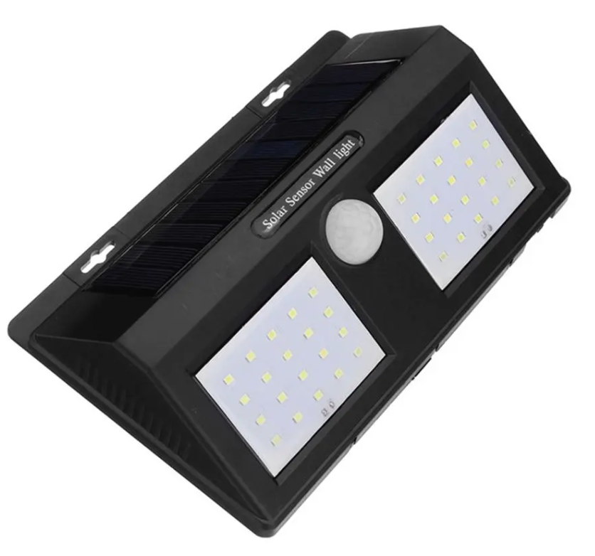 UB Lampa solara DUBLA 40 LED cu senzor de miscare si lumina 