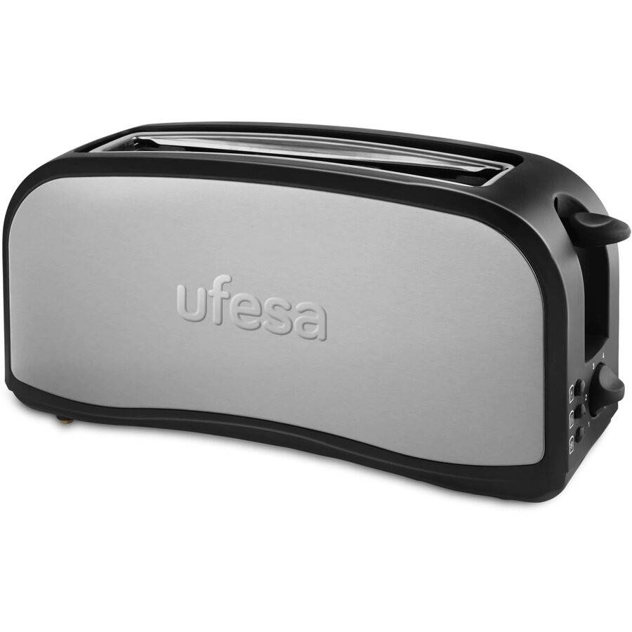 Ufesa Prajitor de paine Ufesa TT7965 Optima, 1000W, 2 felii, inox-negru