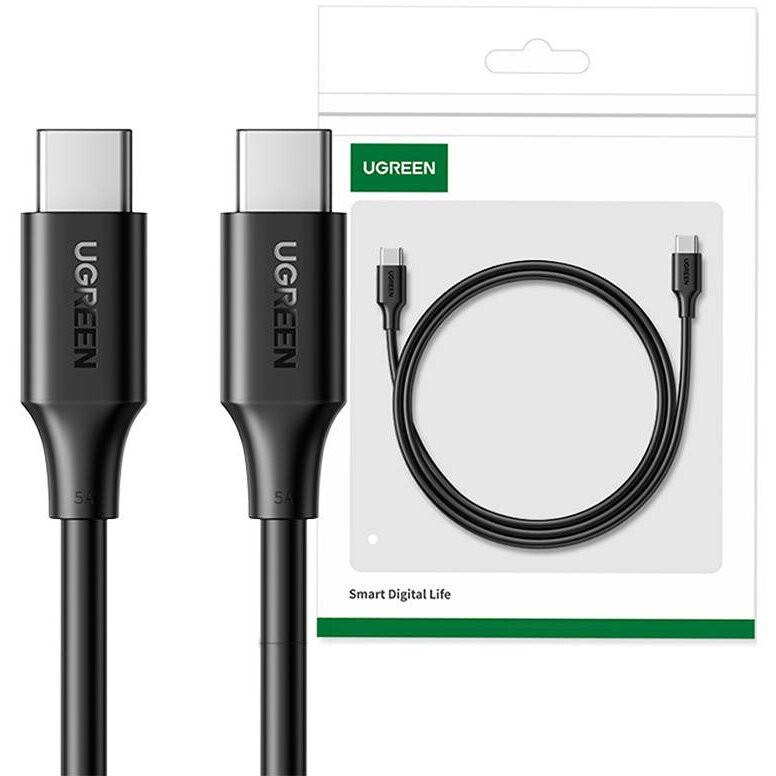 USB-C to USB-C 15177, 1,5m Negru