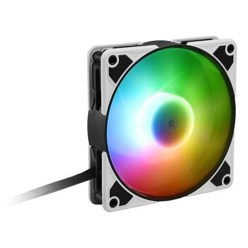 Ventilator Sharkoon SilentStorm, iluminare RGB, 140 mm, 1400 rpm, PWM (Alb)