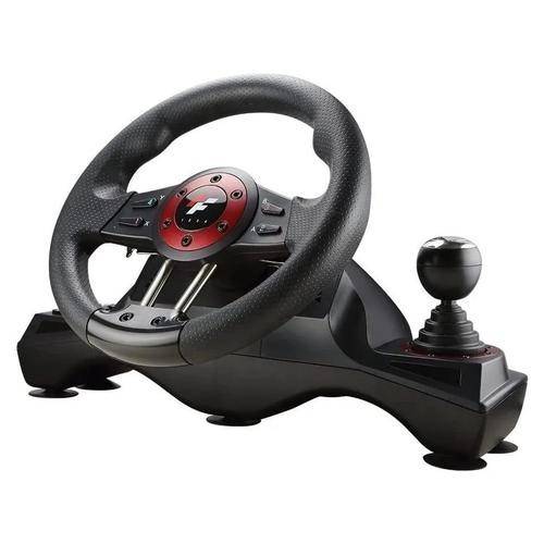 Volan gaming FlashFire Force Wheel, Negru/Rosu