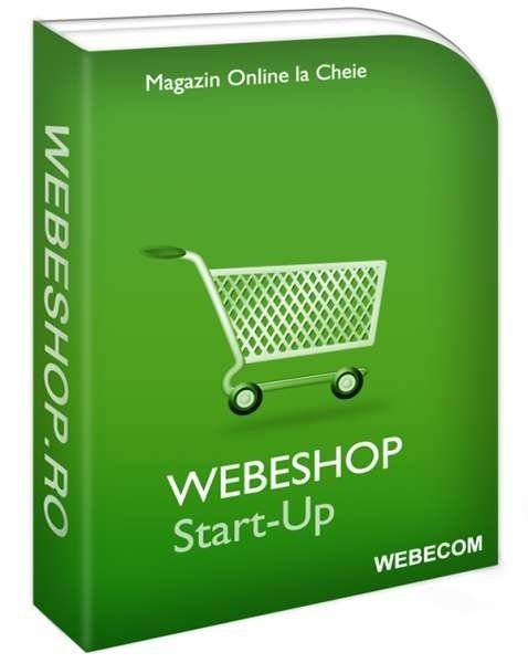 Creare magazin online cu template la alegere - Webeshop Start-Up
