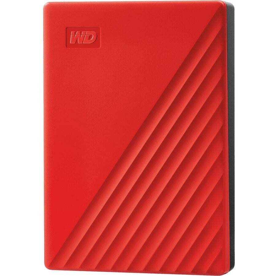 Western Digital HDD extern WD My Passport 4TB, 2.5, USB 3.2 Gen1, Rosu