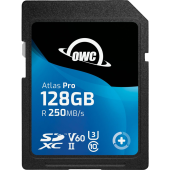 128GB SD Atlas Pro SDXC UHS-II R250/W130 (V60)