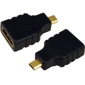 1x HDMI Female - 1x microHDMI Male, v1.4, negru