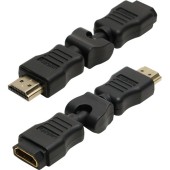 1x HDMI Male - 1x HDMI Female, conector 270 grade ajustabil, negru