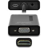 1x HDMI Male - 1x VGA Female + 1x microUSB Female + 1x Jack 3.5mm Female