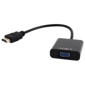 1x HDMI Male - 1x VGA Female, negru