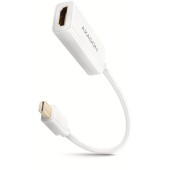 1x Mini DisplayPort v1.2 Male - 1x HDMI v1.4b Female, 15cm, alb