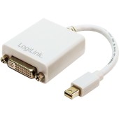 1x miniDisplayPort Male - 1x DVI-I Female, 0.09m, alb