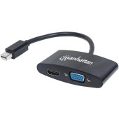 2-in-1 Mini-DisplayPort-HDMI/VGA-Buchse 4K