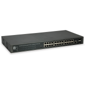 24x GE GEP-2652 2xGSFP 19 370W 24xPoE+