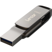 256GB JumpDrive Dual Drive D400 Type-C / Type-C Type-A, up to 130MB/s read (USB 3.1)