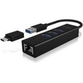 4-Port IB-HUB1419-LAN USB 3.0 & LAN Adapter