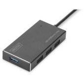 4-port USB 3.0 SuperSpeed, Power Supply, HQ aluminum, DA-70240-1