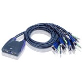 4-Port USB VGA KVM with Audio