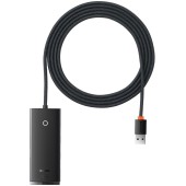 4 porturi ( USB-A pâna la 4xUSB-A 3.0 ) 2m negru ( WKQX030201 )