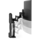 45-630-224 TRACE SINGLE MONITOR PANEL/CLAMP MATTE BLACK