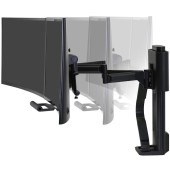 45-631-224 TRACE DUAL MONITORS PANEL/CLAMP MATTE BLACK