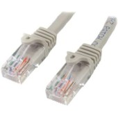 45PAT50CMGR, 0.5m Gray Cat5e / Cat 5 Snagless Ethernet Patch Cable 0.5 m - patch cable - 50 cm - gray