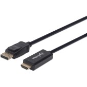 4K@60Hz DisplayPort la HDMI 1,8m Negru