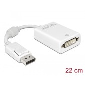 61765, DisplayPort 1.1, tata > DVI mama pasiv alb