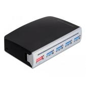 61898 USB 3.0 cu 4 porturi, 1 port USB de alimentare intern /extern