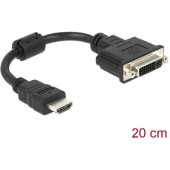 65327, HDMI male > DVI 24+5 female 20 cm