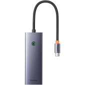 7in1 UltraJoy, USB-C - HDMI, VGA, 4xUSB 3.0, PD Grey