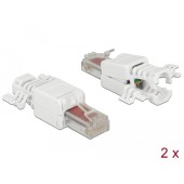 86416, RJ45 tata Cat.6 UTP fara scule 2 bucati