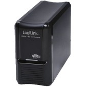 8.9cm (3,5) USB 3.0/2-Bay Raid black Alu