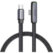 90 degree cable USB-C to USB-C Mcdodo CA-3360, 65W, 1.2m (black)