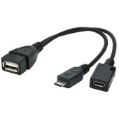 A-OTG-AFBM-04 cable USB OTG AF to micro BM + micro BF 0.15 m