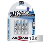 Acumulator 12x4 NiMH bat. 1100 Micro AAA 1050 mAh