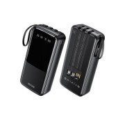 Acumulator Extern Wekome WP-10 Pop Digital, 20000mAh, USB Type-C, Lightning, MicroUSB (Negru)