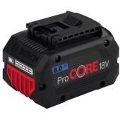 Acumulator Li-Ion Bosch Professional ProCORE, 18 V, 8.0 Ah, Flexible Power System, tehnologie COOLPACK 2.0 + cutie carton