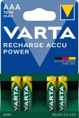 Acumulatori VARTA BLISTER, AAA, 1000mAh, 4 bucati