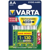 Acumulatori Varta, HR6, AA, 2100 mAh, 4 bucati/set