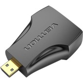 Adapter Micro HDMI męski do HDMI żeński Vention AITB0 (czarny)