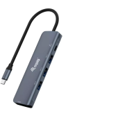 Adapter USB-C -> HDMI,USB3.0,PD 4K30Hz 0.15m