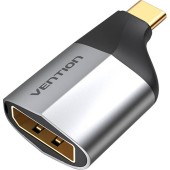 Adapter USB-C męski do DisplayPort żeński Vention TCCH0 4K 60Hz (czarny)