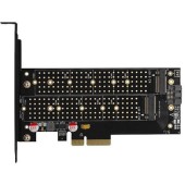 Adaptor AXAGON PCEM2-D, PCI-Express 3.0 x4 - 2 x M.2 SSD