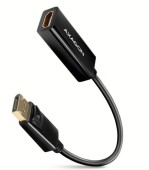 Adaptor Axagon RVD-HI14N, DisplayPort 1.2 - HDMI 1.4, 4K/30Hz, 15cm (Negru)